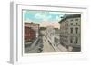 Downtown Bangor-null-Framed Art Print