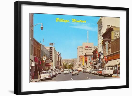 Downtown Billings, Montana-null-Framed Art Print