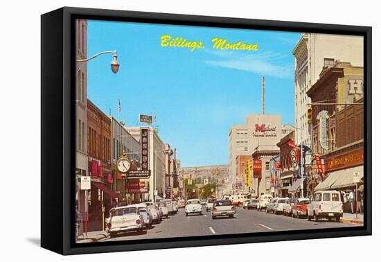 Downtown Billings, Montana-null-Framed Stretched Canvas