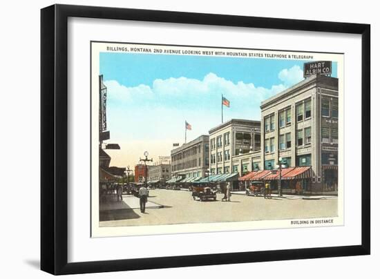 Downtown Billings, Montana-null-Framed Art Print