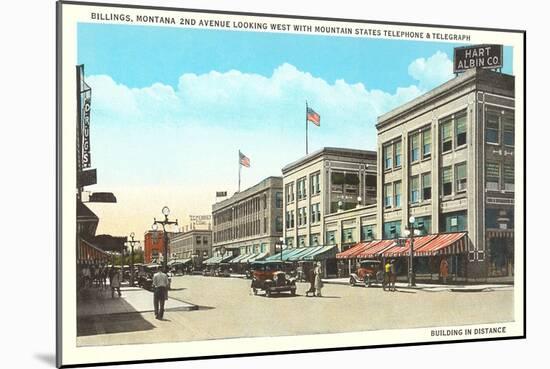 Downtown Billings, Montana-null-Mounted Art Print