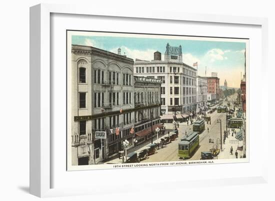 Downtown Birmingham, Alabama-null-Framed Art Print