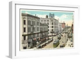 Downtown Birmingham, Alabama-null-Framed Art Print