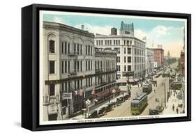 Downtown Birmingham, Alabama-null-Framed Stretched Canvas