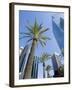 Downtown, Bonaventure Hotel in Background, Los Angeles, California, USA-Ethel Davies-Framed Photographic Print