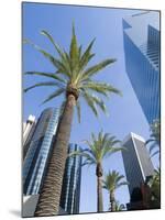 Downtown, Bonaventure Hotel in Background, Los Angeles, California, USA-Ethel Davies-Mounted Photographic Print