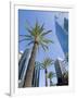 Downtown, Bonaventure Hotel in Background, Los Angeles, California, USA-Ethel Davies-Framed Photographic Print