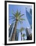 Downtown, Bonaventure Hotel in Background, Los Angeles, California, USA-Ethel Davies-Framed Photographic Print