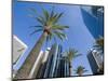 Downtown, Bonaventure Hotel in Background, Los Angeles, California, USA-Ethel Davies-Mounted Photographic Print