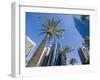 Downtown, Bonaventure Hotel in Background, Los Angeles, California, USA-Ethel Davies-Framed Photographic Print