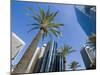 Downtown, Bonaventure Hotel in Background, Los Angeles, California, USA-Ethel Davies-Mounted Photographic Print