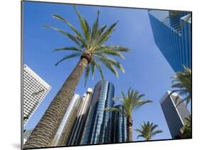 Downtown, Bonaventure Hotel in Background, Los Angeles, California, USA-Ethel Davies-Mounted Photographic Print