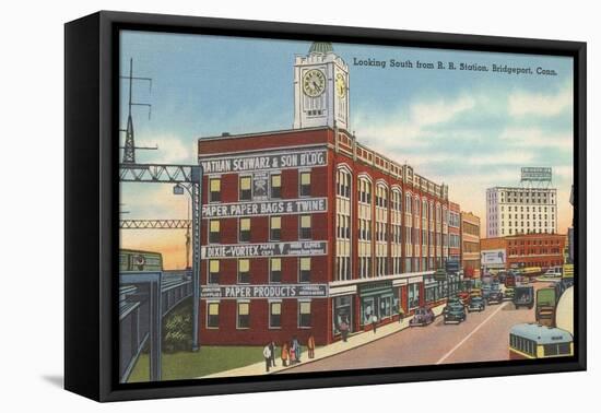 Downtown Bridgeport, Connecticut-null-Framed Stretched Canvas