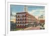Downtown Bridgeport, Connecticut-null-Framed Premium Giclee Print