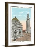 Downtown Buffalo, New York-null-Framed Art Print