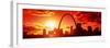 Downtown Buildings and Gateway Arch at Sunset, St. Louis, Missouri, USA-null-Framed Photographic Print