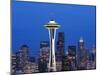 Downtown Buildings and the Space Needle, Seattle, Washington State-Christian Kober-Mounted Photographic Print
