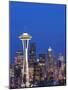 Downtown Buildings and the Space Needle, Seattle, Washington State-Christian Kober-Mounted Photographic Print