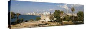 Downtown Buildings Viewed from Hapisgah Gardens Park, Jaffa, Tel Aviv, Israel, Middle East-Gavin Hellier-Stretched Canvas