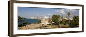 Downtown Buildings Viewed from Hapisgah Gardens Park, Jaffa, Tel Aviv, Israel, Middle East-Gavin Hellier-Framed Photographic Print