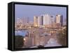 Downtown Buildings Viewed from Hapisgah Gardens Park, Tel Aviv, Israel, Middle East-Gavin Hellier-Framed Stretched Canvas