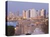 Downtown Buildings Viewed from Hapisgah Gardens Park, Tel Aviv, Israel, Middle East-Gavin Hellier-Stretched Canvas