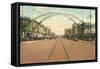 Downtown Cairo, Illinois-null-Framed Stretched Canvas