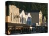 Downtown Calistoga, Napa Valley, California-Walter Bibikow-Stretched Canvas