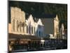 Downtown Calistoga, Napa Valley, California-Walter Bibikow-Mounted Photographic Print