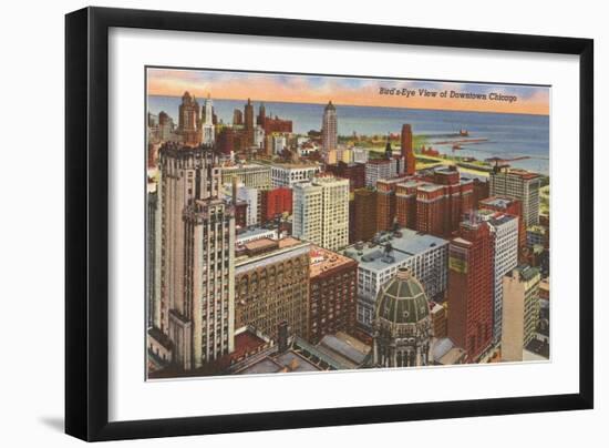 Downtown Chicago, Illinois-null-Framed Art Print