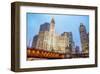 Downtown Chicago Michigan Ave.-null-Framed Art Print