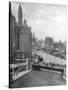 Downtown Chicago View Looking West, Ca. 1928-null-Stretched Canvas