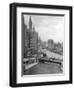 Downtown Chicago View Looking West, Ca. 1928-null-Framed Premium Photographic Print