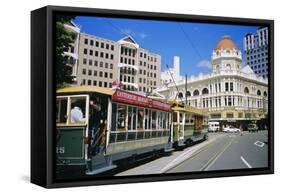 Downtown Christchurch, South Island, New Zealand-Geoff Renner-Framed Stretched Canvas