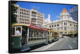 Downtown Christchurch, South Island, New Zealand-Geoff Renner-Framed Stretched Canvas