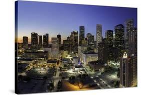 Downtown City Skyline, Houston, Texas, United States of America, North America-Gavin-Stretched Canvas