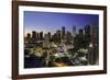 Downtown City Skyline, Houston, Texas, United States of America, North America-Gavin-Framed Photographic Print