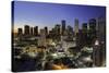 Downtown City Skyline, Houston, Texas, United States of America, North America-Gavin-Stretched Canvas