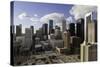 Downtown City Skyline, Houston, Texas, United States of America, North America-Gavin-Stretched Canvas