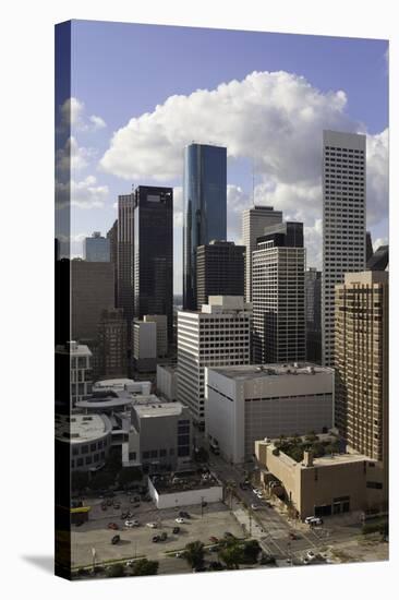 Downtown City Skyline, Houston, Texas, United States of America, North America-Gavin-Stretched Canvas