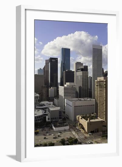 Downtown City Skyline, Houston, Texas, United States of America, North America-Gavin-Framed Photographic Print