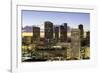 Downtown City Skyline, Houston, Texas, United States of America, North America-Gavin-Framed Photographic Print