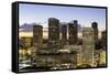 Downtown City Skyline, Houston, Texas, United States of America, North America-Gavin-Framed Stretched Canvas