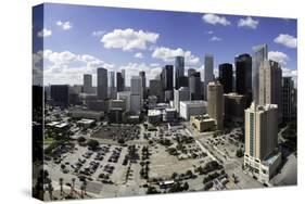 Downtown City Skyline, Houston, Texas, United States of America, North America-Gavin-Stretched Canvas