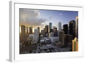 Downtown City Skyline, Houston, Texas, United States of America, North America-Gavin-Framed Photographic Print