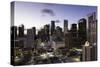 Downtown City Skyline, Houston, Texas, United States of America, North America-Gavin-Stretched Canvas