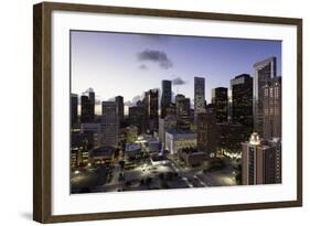 Downtown City Skyline, Houston, Texas, United States of America, North America-Gavin-Framed Photographic Print