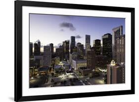 Downtown City Skyline, Houston, Texas, United States of America, North America-Gavin-Framed Photographic Print