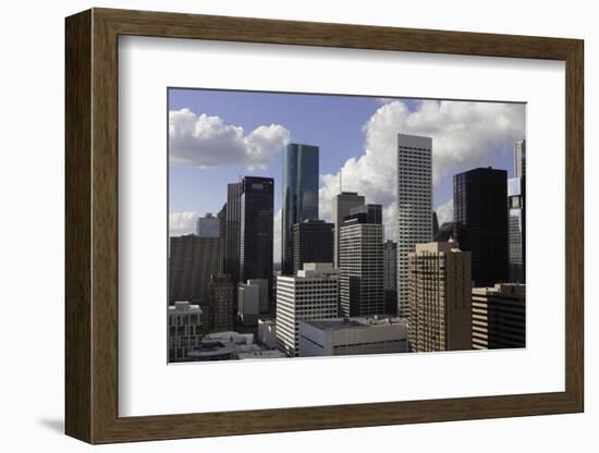 Downtown City Skyline, Houston, Texas, United States of America, North America-Gavin-Framed Photographic Print