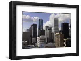 Downtown City Skyline, Houston, Texas, United States of America, North America-Gavin-Framed Photographic Print